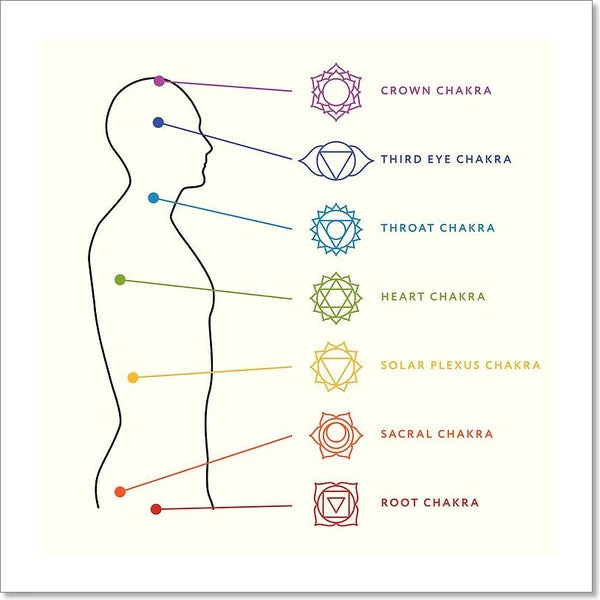 the seven chakra points
