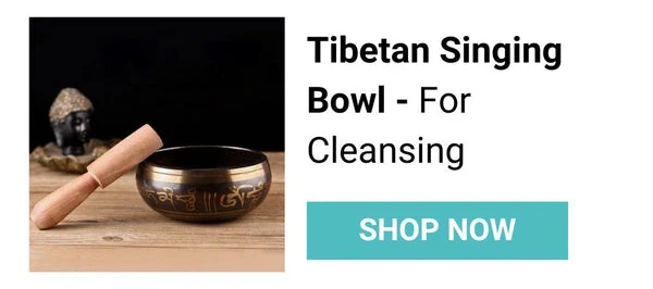 Tibetan Singing Bowl for cleansing