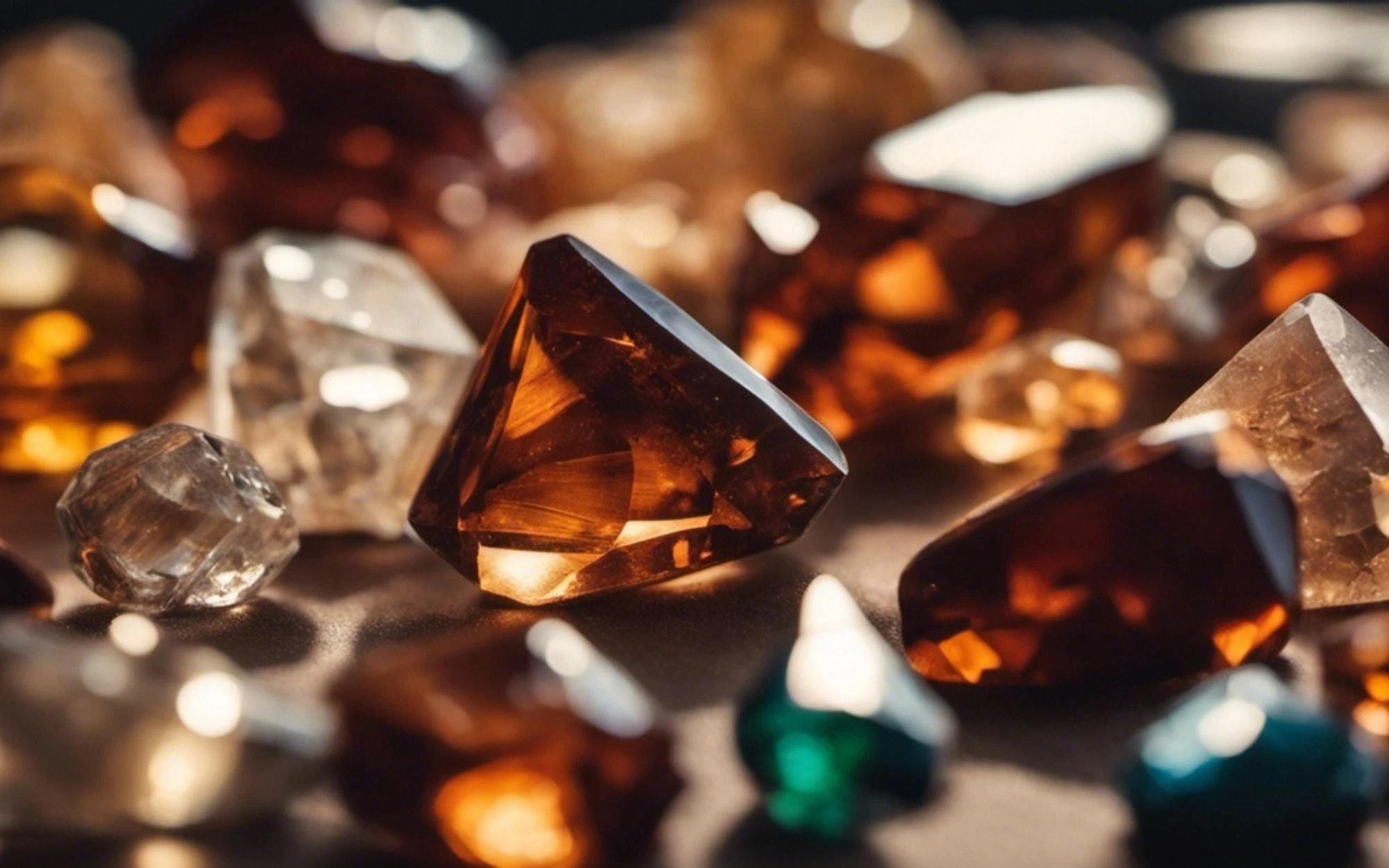 crystal colors and their meanings - brown crystals