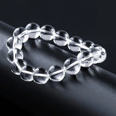 clear quartz bracelet - crystal bracelet