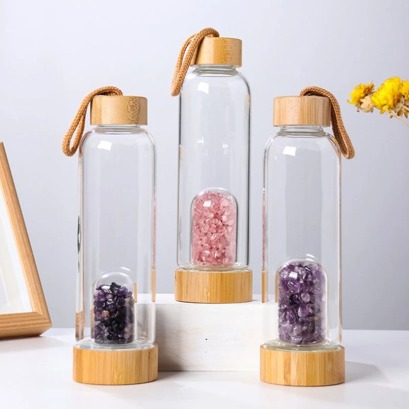 crystal infusion water bottle