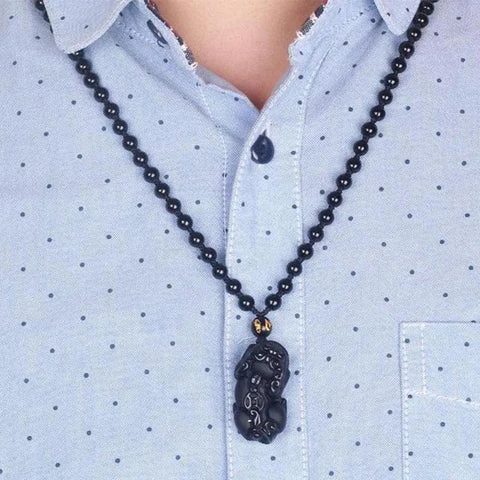 how to wear pixiu necklace